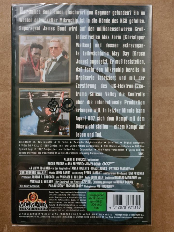 James Bond 007 - Im Angesicht des Todes [VHS] NEU! Noch eingeschw in Gifhorn