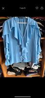 Zara Bluse XL 42 blau Volants Rüschen Blusenshirt Boho ❤️ Nordrhein-Westfalen - Erkrath Vorschau