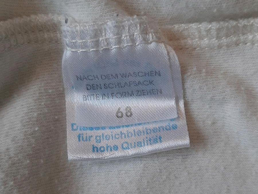 Baby Schlafsack mit Innenschlafsack Winter gefüttert 68 70 in Wertingen