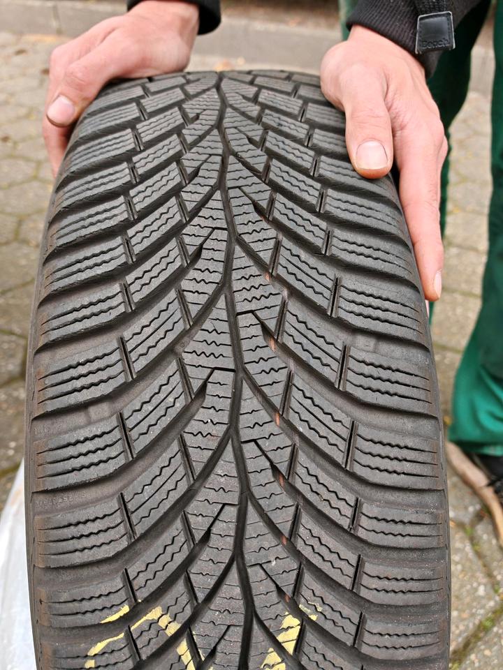 Winterreifen Continental M+S 205/55R16 (26/21) inkl. Radkappen VW in Emsdetten