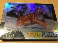 Puzzle 1000Teile Tiger im Schnee Holography Effekt Bayern - Kleinostheim Vorschau