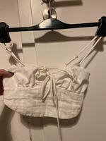 Schönes Pull&Bear Sommer Top bauchfrei im Milkmaid Style Coquette Wuppertal - Vohwinkel Vorschau