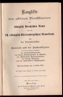 Rangliste des aktiven Dienststandes 1900.Ostasien,Schutztruppen.. Niedersachsen - Wolfsburg Vorschau