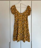 Sommerkleid senffarben blumenprint Review Gr: XS Bayern - Goldbach Vorschau