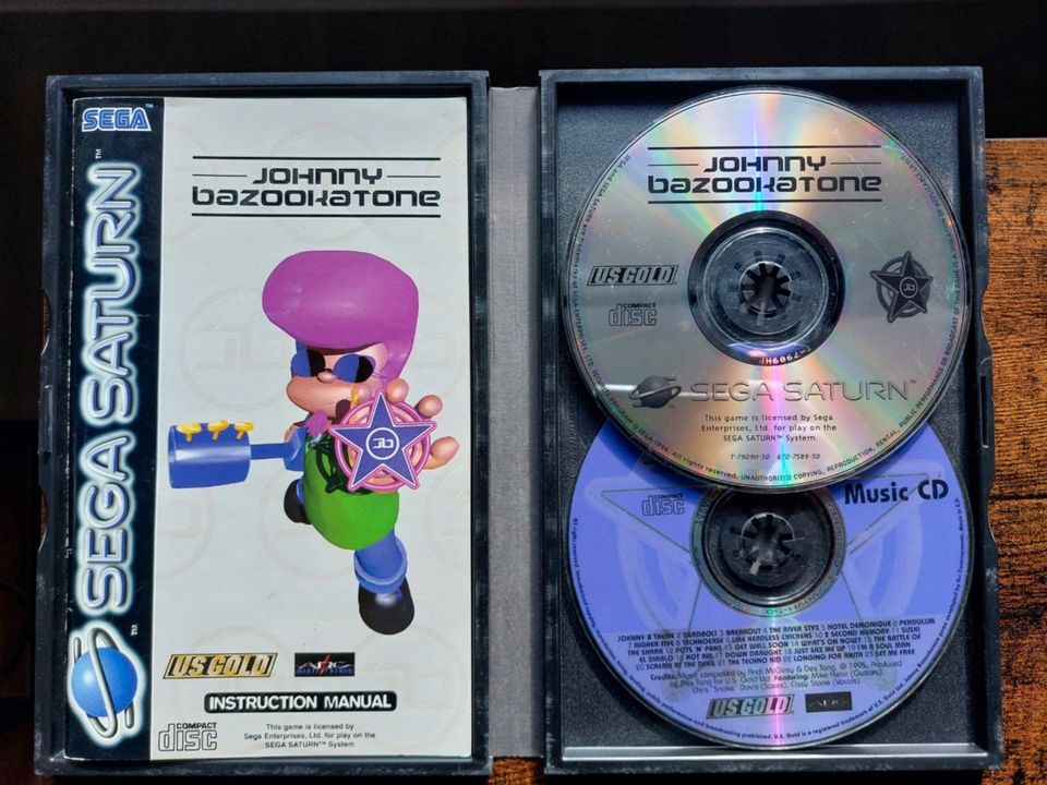Johnny Bazookatone inkl. Audio CD - Sega Saturn in Dresden