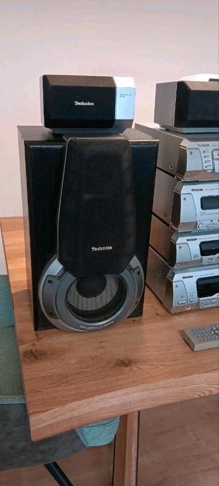 ❤️ Technics SH-EH 760 Musikanlage Baustein CD Kassette Bass in Winnenden