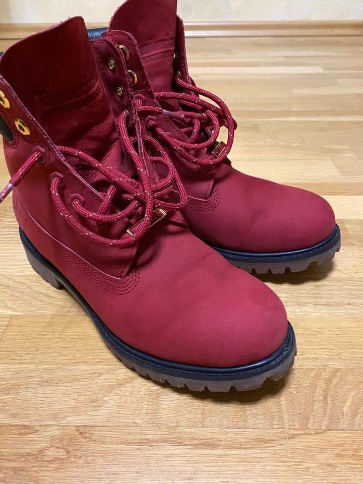 Timberland Boots Herren Rot in Gr. 42 in Mainz