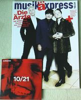 MusikExpress 10/21 +CD *Die Ärzte Metallica Trümmer Charlie Watts Bergedorf - Hamburg Allermöhe  Vorschau