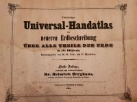 - Universal - Handatlas / Sohr - Berghaus / 5. Auflage von 1854 - Hamburg-Mitte - Hamburg Horn Vorschau