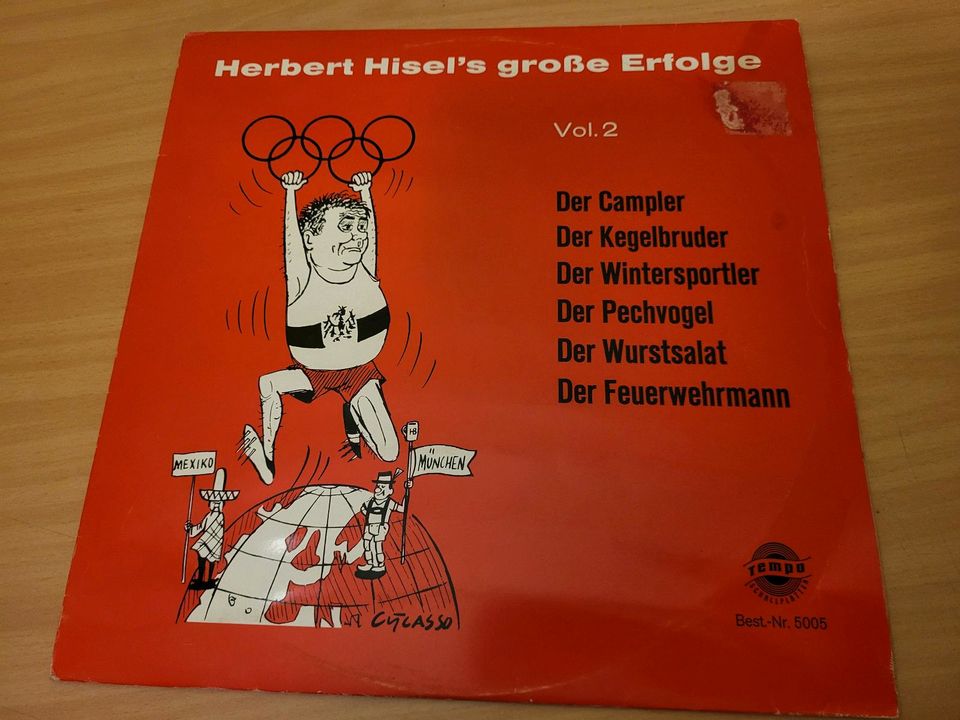 Herbert Hisel Größte Erfolge VINYL LP SCHALLPLATTE KONVOLUT in Lutter am Barenberge