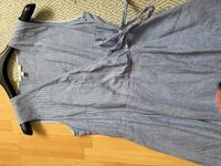 Leinenkleid Kleid Sommer Esprit 42 hellblau Streifen maritim Düsseldorf - Benrath Vorschau