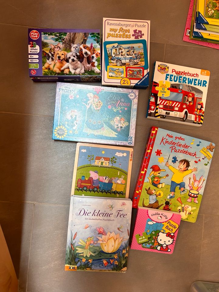 Kinder Bücher und Puzzle und Spiele neu und neuwertig in Weimar (Lahn)