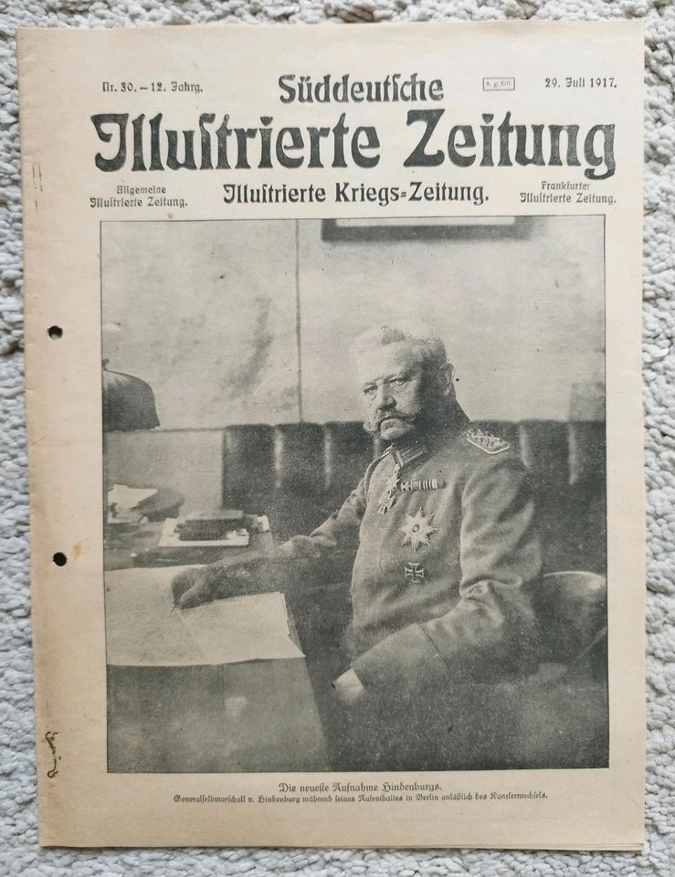 28 Ausgaben Süddeutsche Illustrierte Zeitung 1917 bis 1919 - 1.WK in Langenfeld