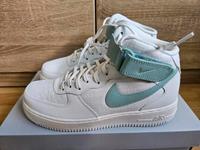 Nike Air Force 1 Mid Summit White/Mineral-Sail Größe 40,5 Nordrhein-Westfalen - Wilnsdorf Vorschau