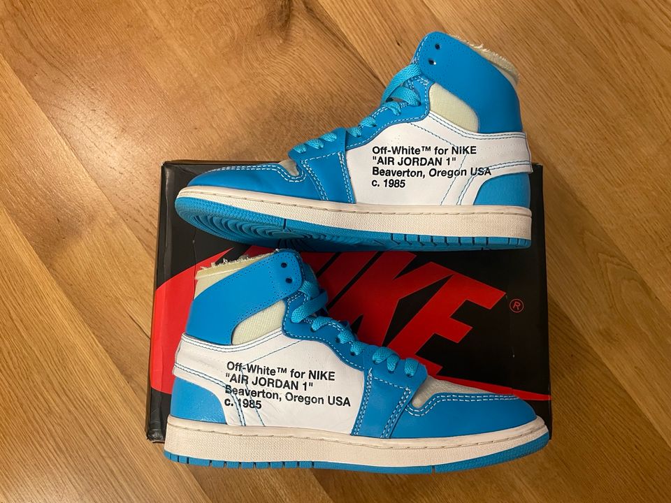 Nike Jordan 1 High/Low Chicago, Off White, Lost And Found, Travis in Düsseldorf