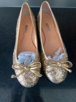 Goldene Schuhe /Ballerinas Glitzer von Corello München - Ludwigsvorstadt-Isarvorstadt Vorschau