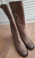 Neuwertige Zign Lederstiefel Stiefeletten Taupe Wandsbek - Hamburg Bramfeld Vorschau