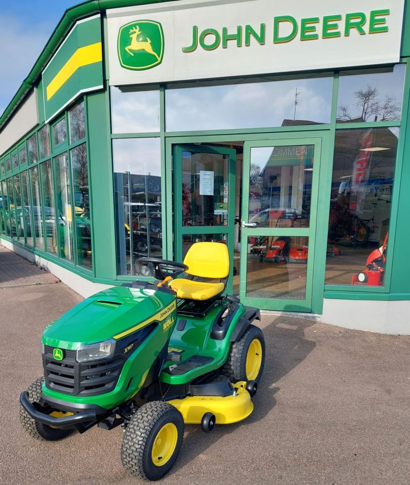 John Deere Rasentraktor X167 in Limburg