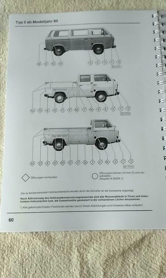 Hohlraumkonservierung ,VW,Audi, Oldtimer, Reparaturbuch Vw in Saalfeld (Saale)