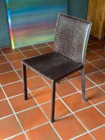 2 x Ess-Stuhl in Kroko-Optik / Farbe: braun Bayern - Seukendorf Vorschau