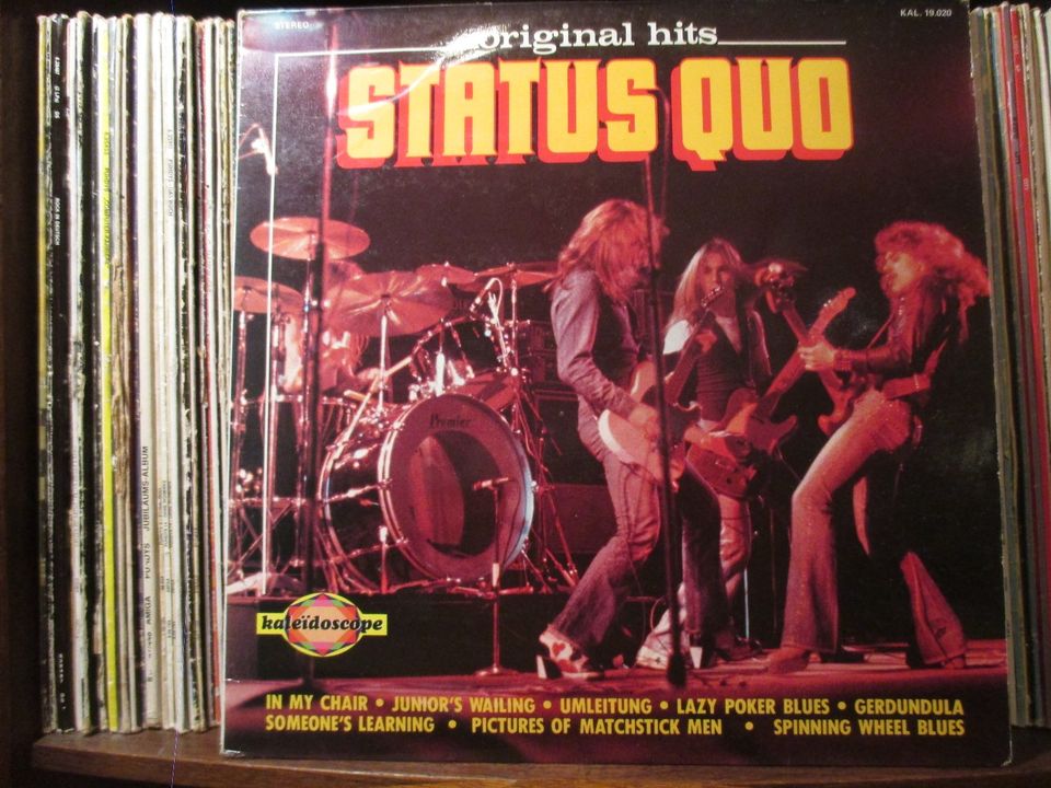 (224) LP Status Quo "Original Hits/In My Chair" (1979) KAL19020 in Bad Bramstedt