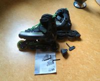 Inline Skates größenverstellbar, auf Wunsch mit Protektoren Baden-Württemberg - Steinheim an der Murr Vorschau