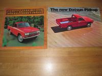 2x Stück Prospekt Datsun 1600 Pickup USA, 1971 + 1972, selten! Bayern - Karlsfeld Vorschau