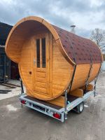 mobile Sauna 250cm + Vordach mit Holzofen Brandenburg - Wandlitz Vorschau