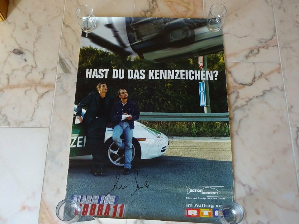 Poster Alarm für Cobra 11 mit Original-Unterschriften Autogrammen in Uersfeld