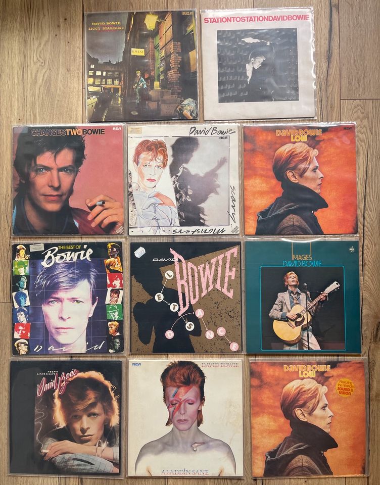 Schallplatten David Bowie/Thin Lizzy/Jimi Hendrix/Deep Purple in Rostock