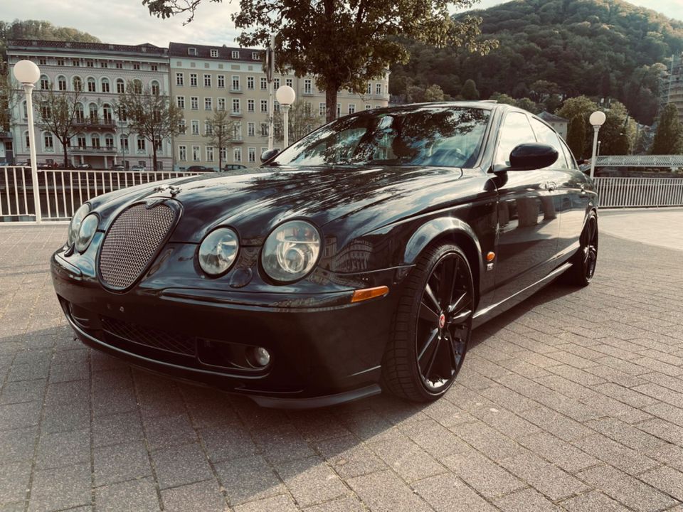 Jaguar S-Type 4.2 V8 R Kompressor 396PS/Leder/H&R in Bad Ems