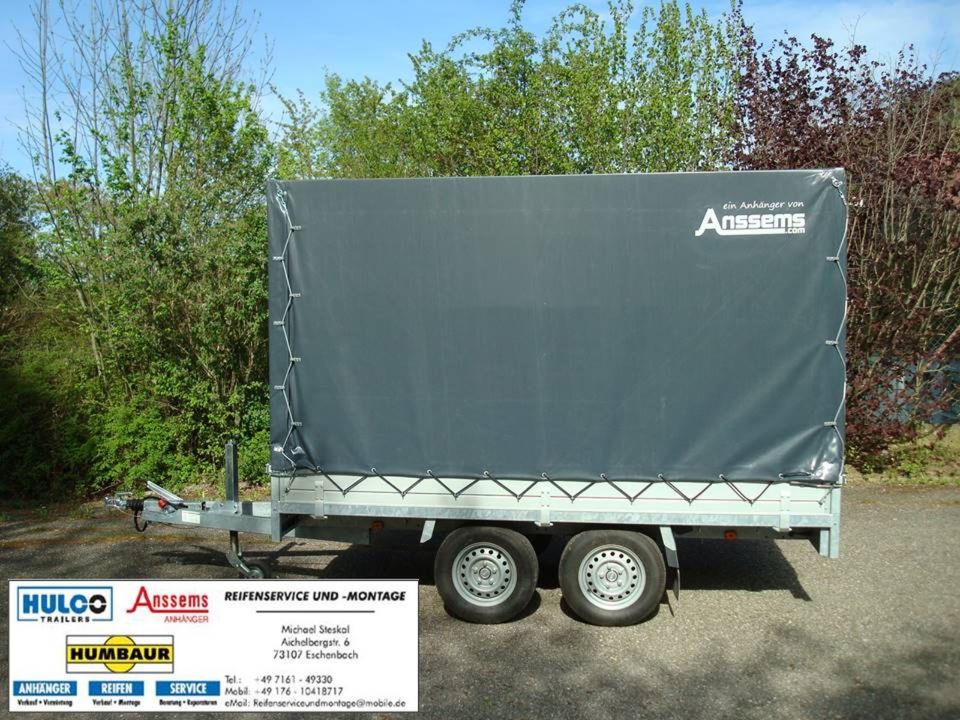 Anssems PSX2500-305x153x30, PKW-Anhänger, Aktionsplane, neu in Hechingen