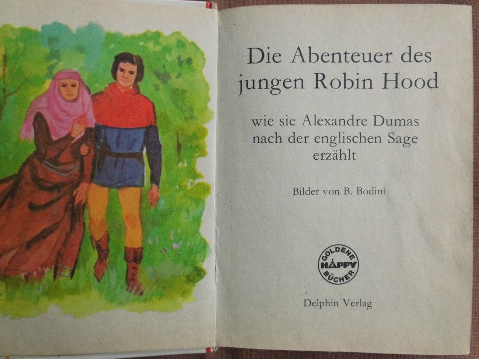 2 alte Kinderbücher = 1 Preis (Robin Hood+Peter Pan) 1968 in Woldegk