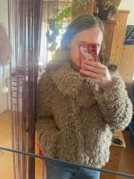 beige flauschige Jacke in Felloptik Bayern - Hemau Vorschau