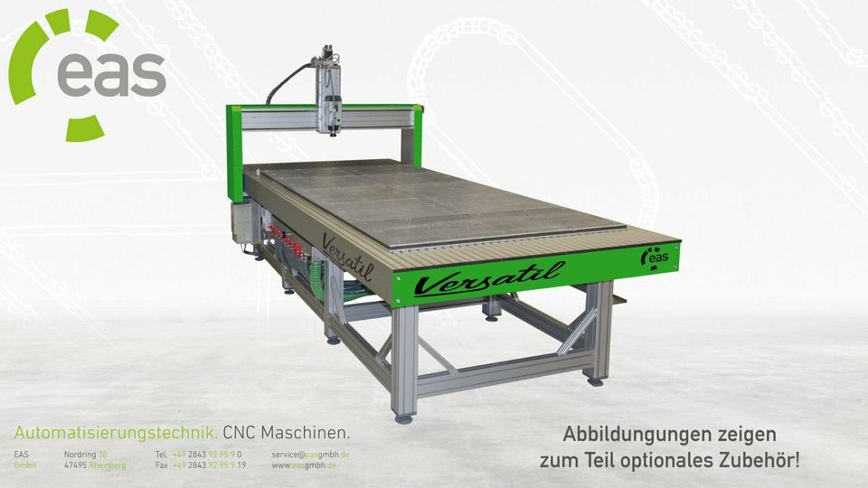 CNC Fräse - Versatil 2500 - EAS GmbH - 2500x1250mm / 23320€* in Rheinberg