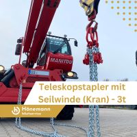 MIETEN: Teleskopstapler Manitou MRT 2550 mit Seilwinde (Kran) Nordrhein-Westfalen - Stemwede Vorschau