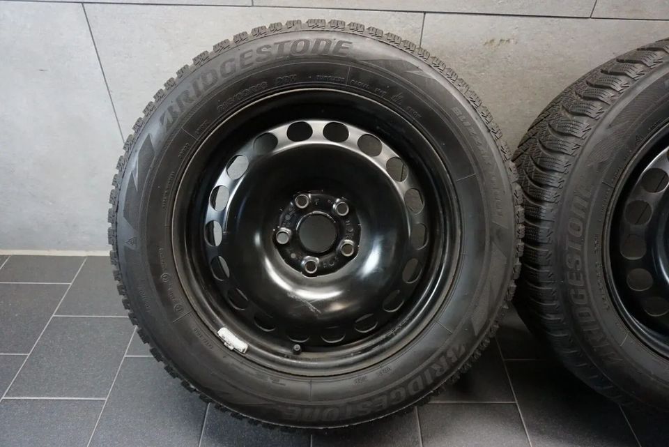 4 WINTERRÄDER WINTERREIFEN 215/60 R16 FÜR VW PASSAT 3C B8 SKODA SUPERB III 3T BRIDGESTONE 2020 16 ZOLL WINTERKOMPLETTRÄDER 3Q0601027A in Borchen