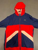 Lacoste Sports Jacke Blau Rot Nordrhein-Westfalen - Alsdorf Vorschau