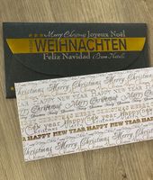 2 Umschläge für Geldgeschenke Weihnachten Hessen - Erzhausen Vorschau