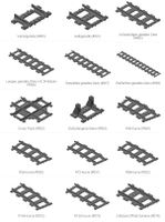 3D gedruckte Schienen, Gleise, Kurven usw. Bluebrixx Bayern - Karlstein Vorschau