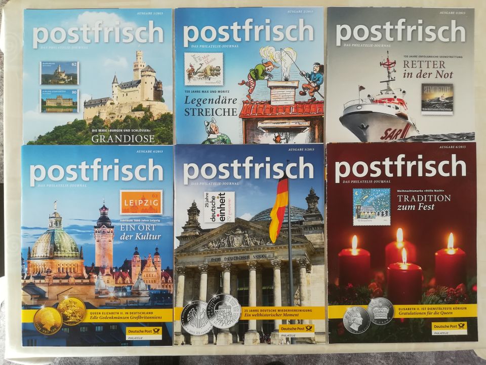 "Postfrisch" Briefmarken Zeitschrift Jahrgänge 2002 bis 2023 in Neumünster