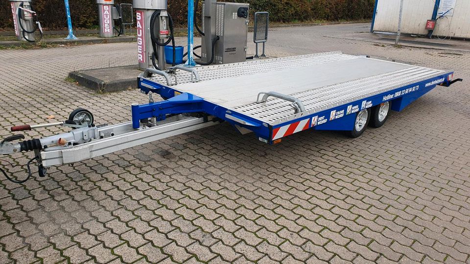 Tijhof Autotransporter TA30 ANN Sport Aluminium Anhänger Kippbar in Koblenz