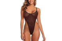 Body Mesh Unterwäsche Tanga Dessous schwarz transparent Dessous M Lübeck - Travemünde Vorschau