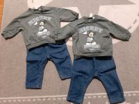 4 tlg. Set Mickey Mouse Pullover + Jeanshosen / Zwillinge Rheinland-Pfalz - Burgen Vorschau