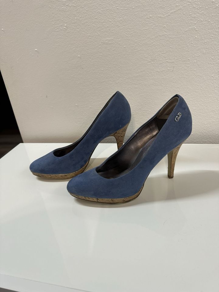 Graceland Damenschuhe Pumps hohe Schuhe blau Größe 40 in Mengkofen
