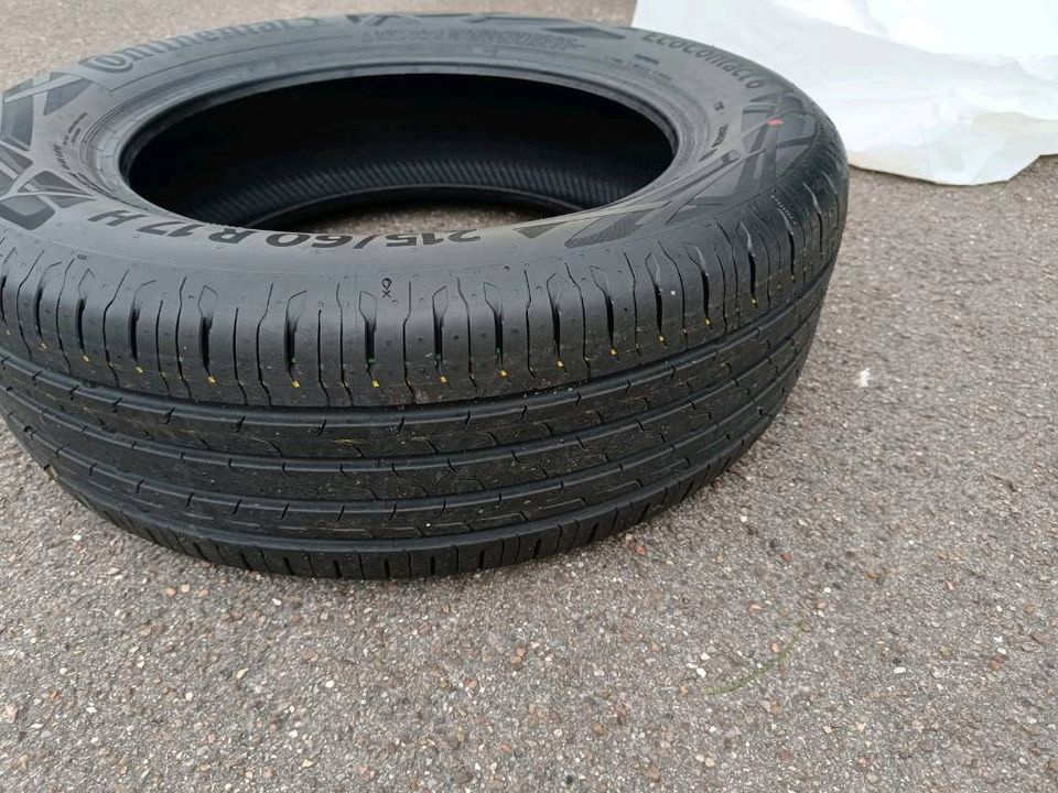 4 x Sommerreifen / Continental EcoContact 6 - 215/60 R17 H in Schwanstetten