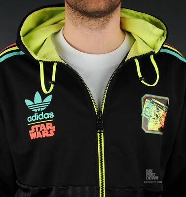 Adidas Star Wars Bobafett Jacke Rasta Hoodie Marley Reggae M-XXL in Hamburg