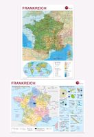 Karte Frankreich Physisch Politisch Wandkarte A2 59 x 41 cm München - Bogenhausen Vorschau