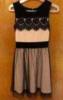 Schwarz rosa Kleid mit Schleife in M Hessen - Otzberg Vorschau