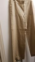 Damen - Leinenhose - Gr. 44 - beige - weites gerades Bein Nordrhein-Westfalen - Schwalmtal Vorschau